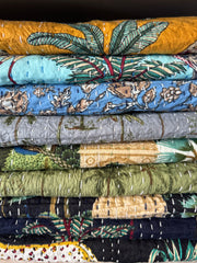 Kantha, White peacock