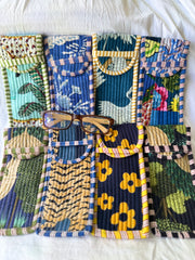 Reading glasses case - Printed & quilted