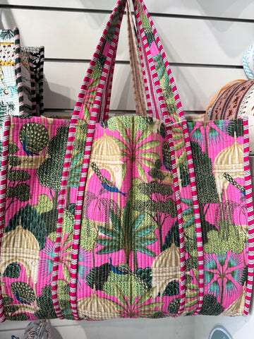 Tote Bag - Printed & quilted