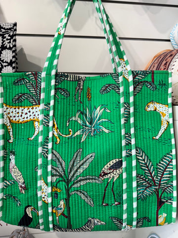 Tote Bag - Printed & quilted