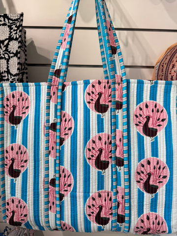 Tote Bag - Printed & quilted