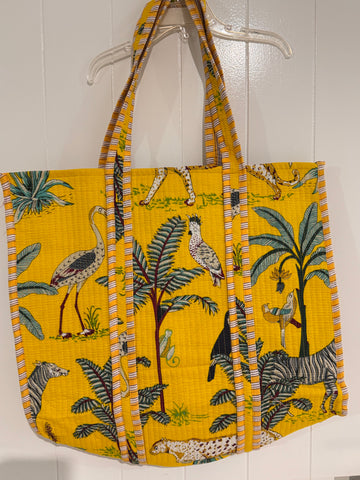 Tote Bag - Printed & quilted