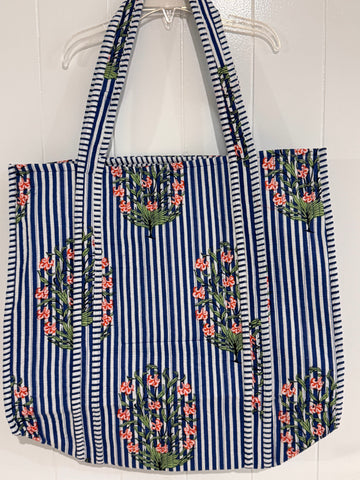 Tote Bag - Printed & quilted