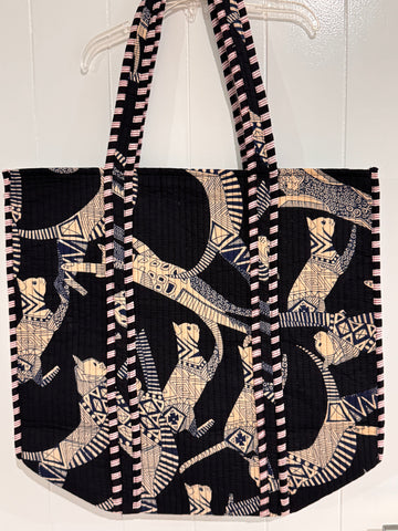 Tote Bag - Printed & quilted
