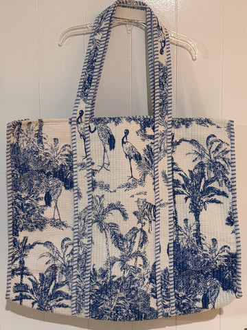 Tote Bag - Printed & quilted