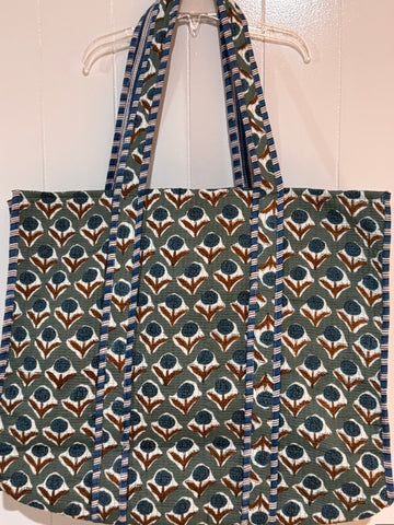 Tote Bag - Printed & quilted