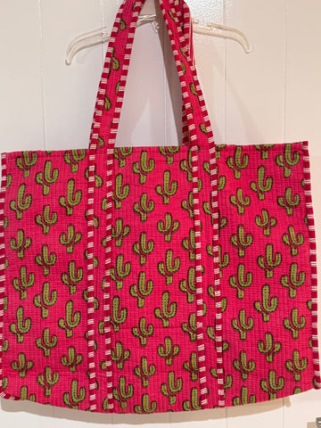 Tote Bag - Printed & quilted