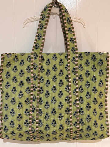 Tote Bag - Printed & quilted