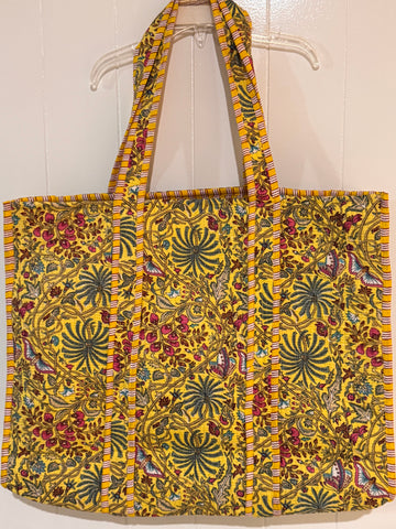 Tote Bag - Printed & quilted