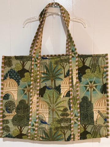 Tote Bag - Printed & quilted