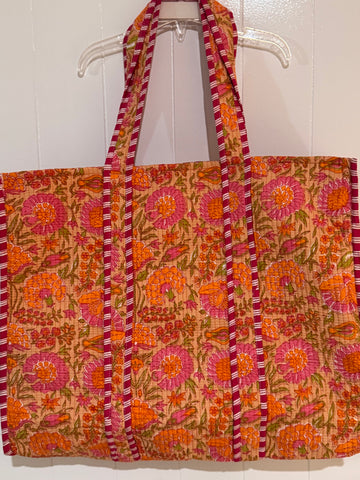 Tote Bag - Printed & quilted