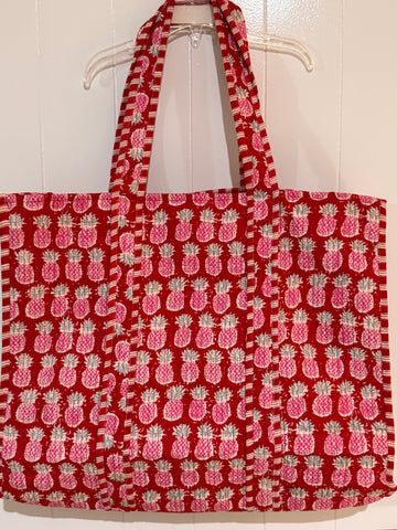 Tote Bag - Printed & quilted