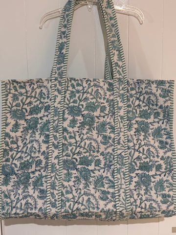 Tote Bag - Printed & quilted