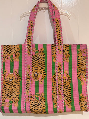 Tote Bag - Printed & quilted