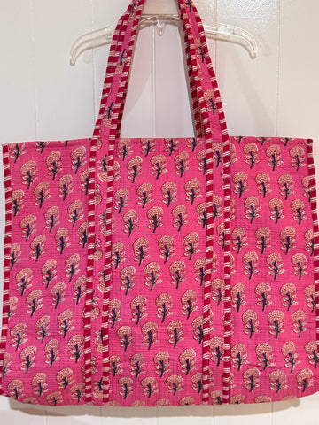 Tote Bag - Printed & quilted