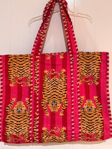 Tote Bag - Printed & quilted