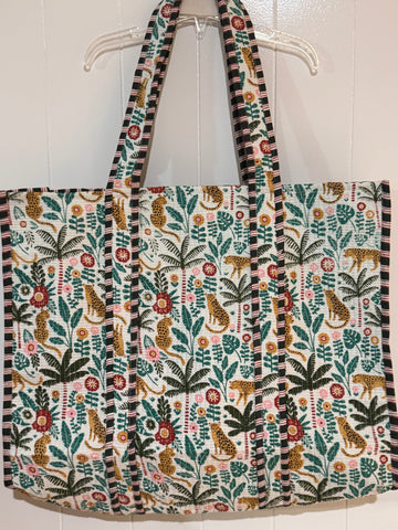 Tote Bag - Printed & quilted
