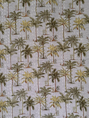 Kantha, Grey & green palms