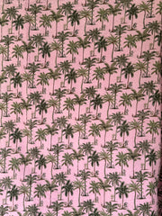 Kantha, Pink & green palms