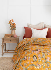 Kantha, Mustard florals