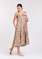 Arabella - Tiered Dress, multi floral (764V)