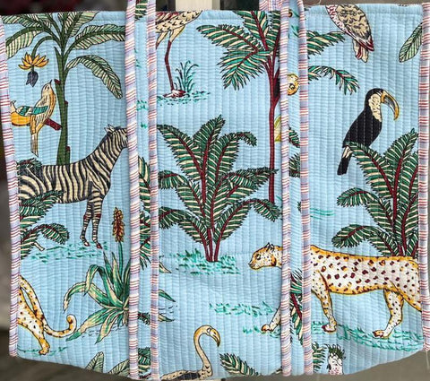 Tote Bag - Printed & quilted