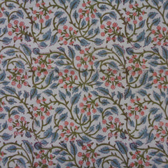 Block printed Napkins, Set of 8