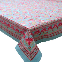 Block printed tablecloths, 8 -10 seater & 10 -14 seater.