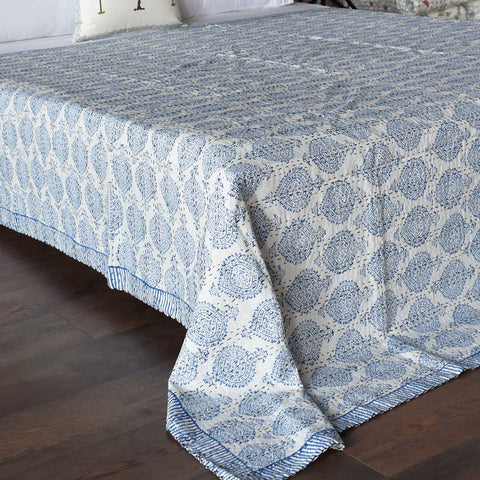 Kantha, Blue and white stamp