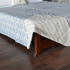 Kantha, Blue and white stamp