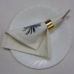 Block printed Napkins, Set of 8.