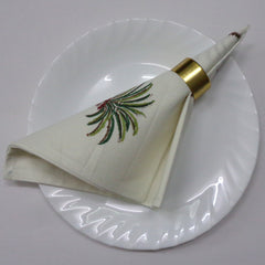 Block printed Napkins, Set of 8.