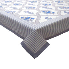 Block printed tablecloths, 180 x 180cm