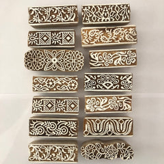 Carved printing block - Selection of small size