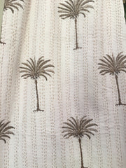 Kantha, Taupe Palm