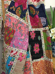 Kantha, Colourful patchwork