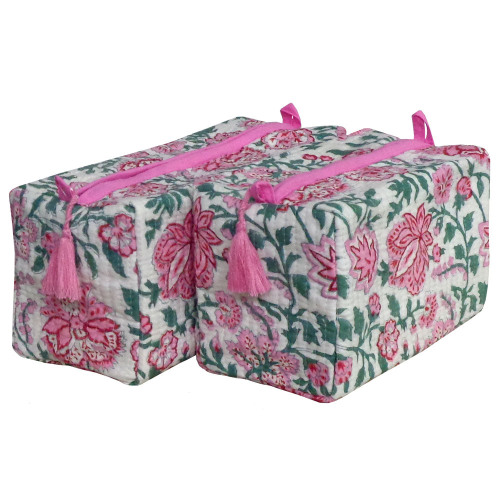 Cosmetic Bags, Set of 2.
