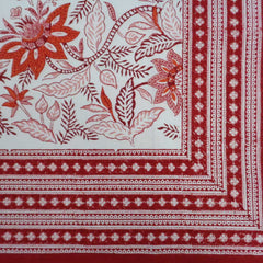 Block printed tablecloths, 8 -10 seater & 10 -14 seater.