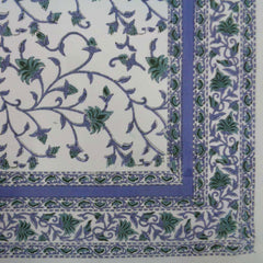 Block printed tablecloths, 180 x 270cm, 180 x 340cm, 180 x 180cm Square